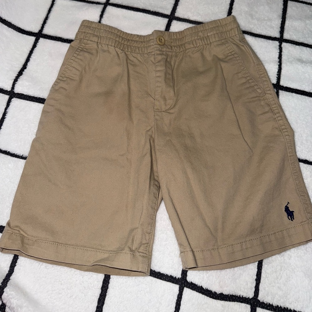 Polo by Ralph Lauren Beige and White Shorts